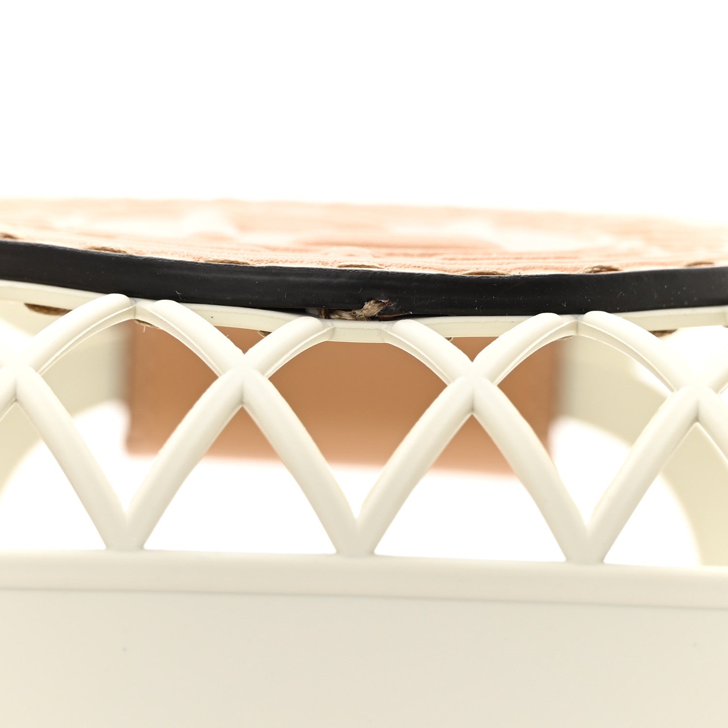 Fendi Recycled Plastic Vitello Liberty Matte Small Fendi Basket White Ice Miele Scuro 13 of 13