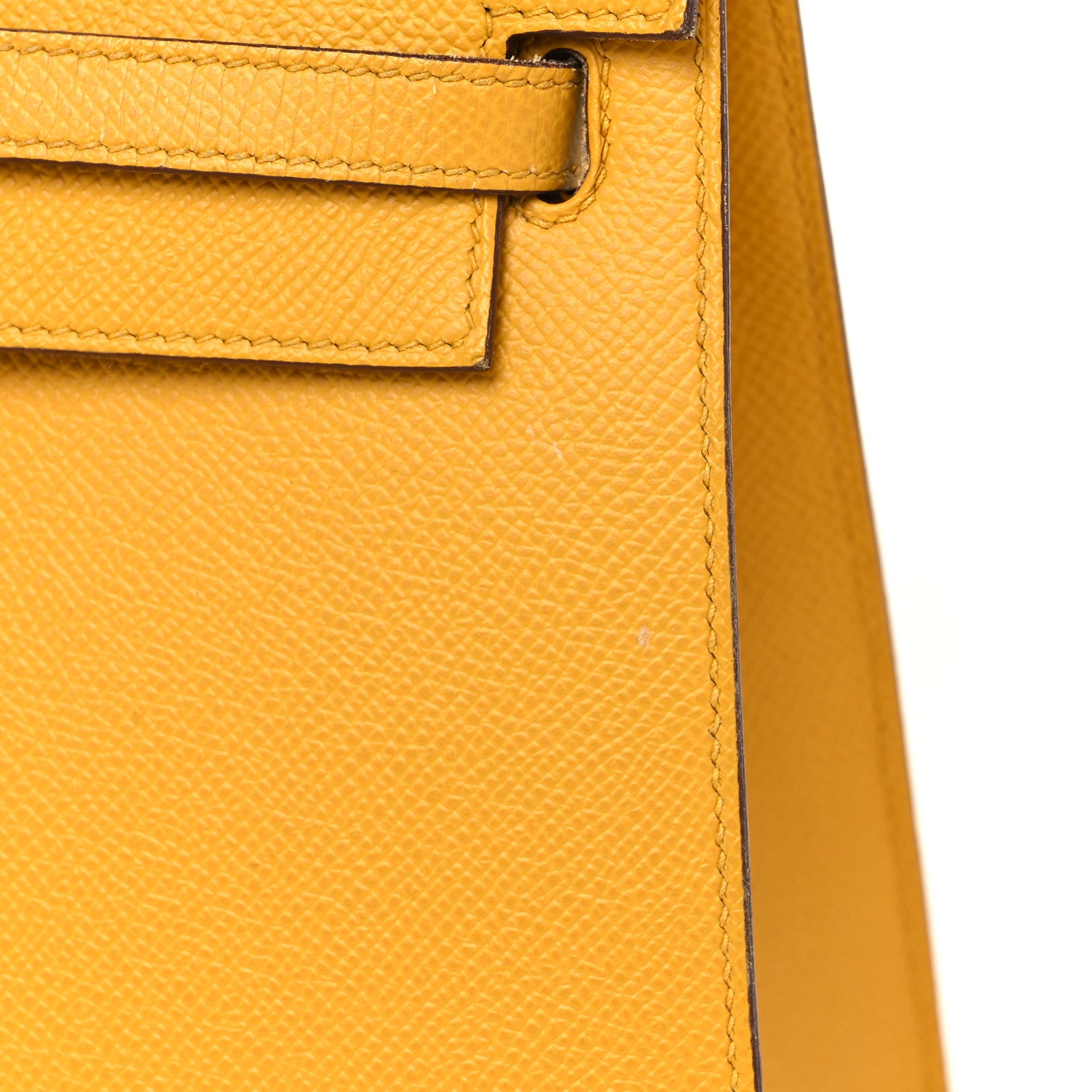 Hermes Epsom Kelly Sellier 25 Jaune Ambre 13 of 13