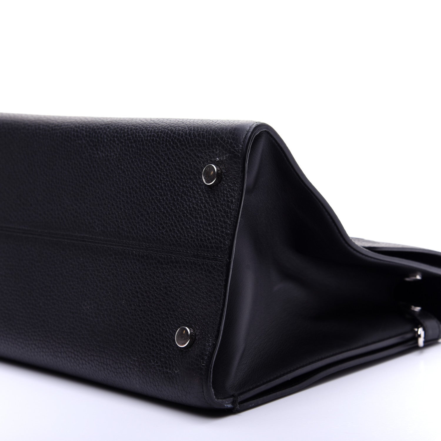 Christian Dior Grained Calfskin Large Diorever Flap Black 7 of 16