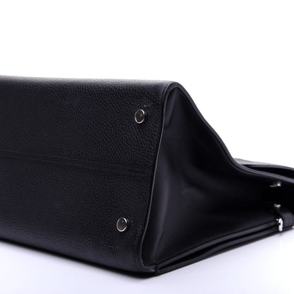 Christian Dior Grained Calfskin Large Diorever Flap Black 7 of 16