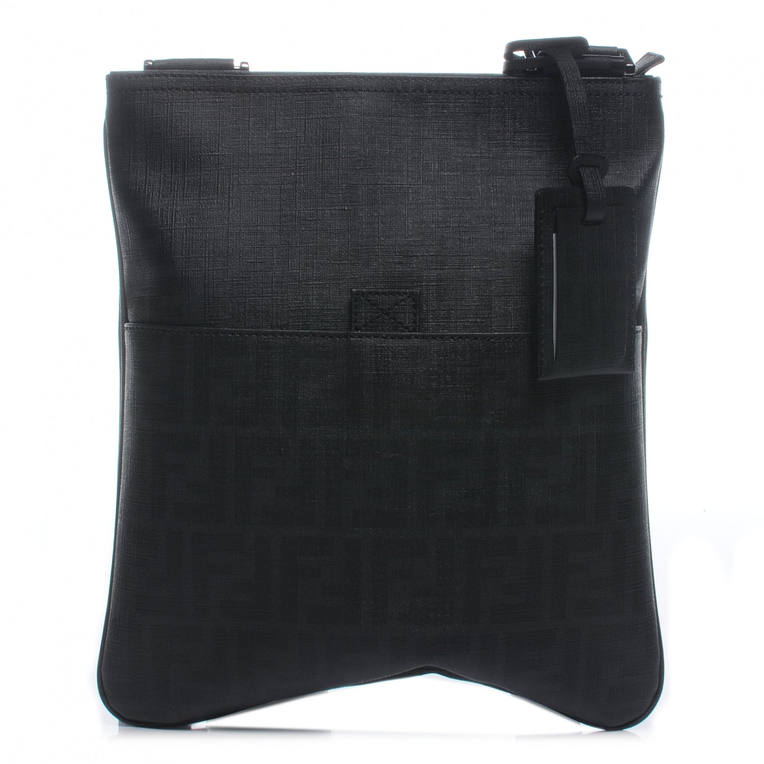 Fendi Zucca Spalmati Messenger Black 1 of 10