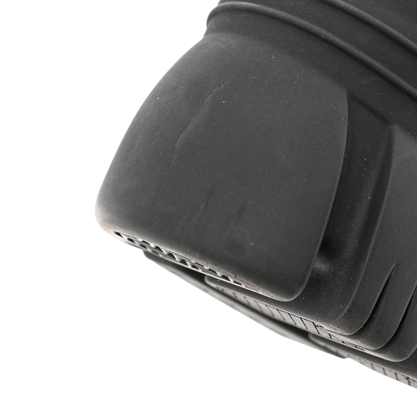 Nylon Calfskin GG Matelasse Lace Up Platform Ankle Boots 36 Black
