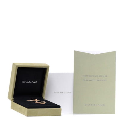 Van Cleef & Arpels 18K Yellow Gold Black Onyx Magic Alhambra Pendant Necklace 6 of 6