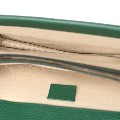 Gucci Pebbled Calfskin Small Dionysus Shoulder Bag Emerald 5 of 12