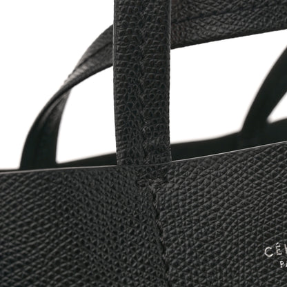 Celine Grained Calfskin Small Vertical Cabas Black 11 of 11