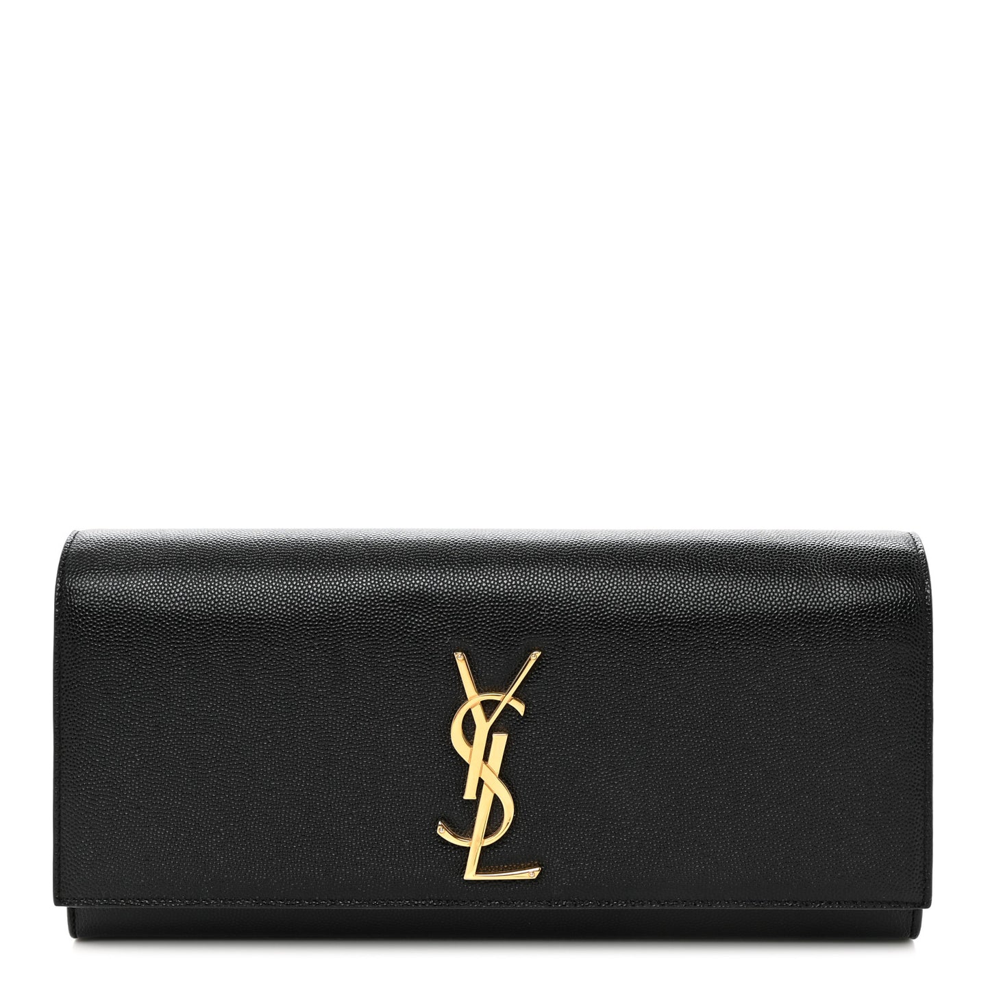 Grain De Poudre Monogram Cassandre Clutch Black