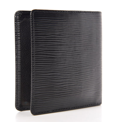 Louis Vuitton Epi 6 Card Billfold Wallet Black 3 of 7