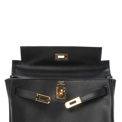 Hermes Swift Kelly Retourne 25 Black 27 of 34