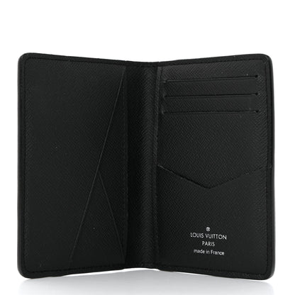 Louis Vuitton LOUIS VUITTON Taiga Pocket Organizer NM Black 5 of 7