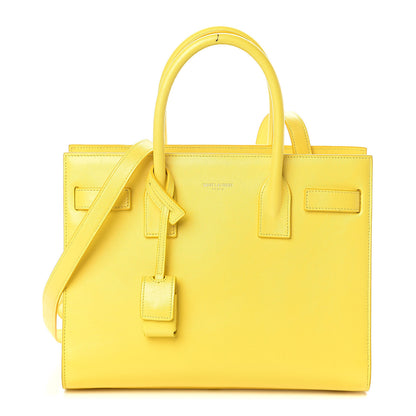 Saint Laurent Calfskin Baby Sac De Jour Yellow 1 of 9