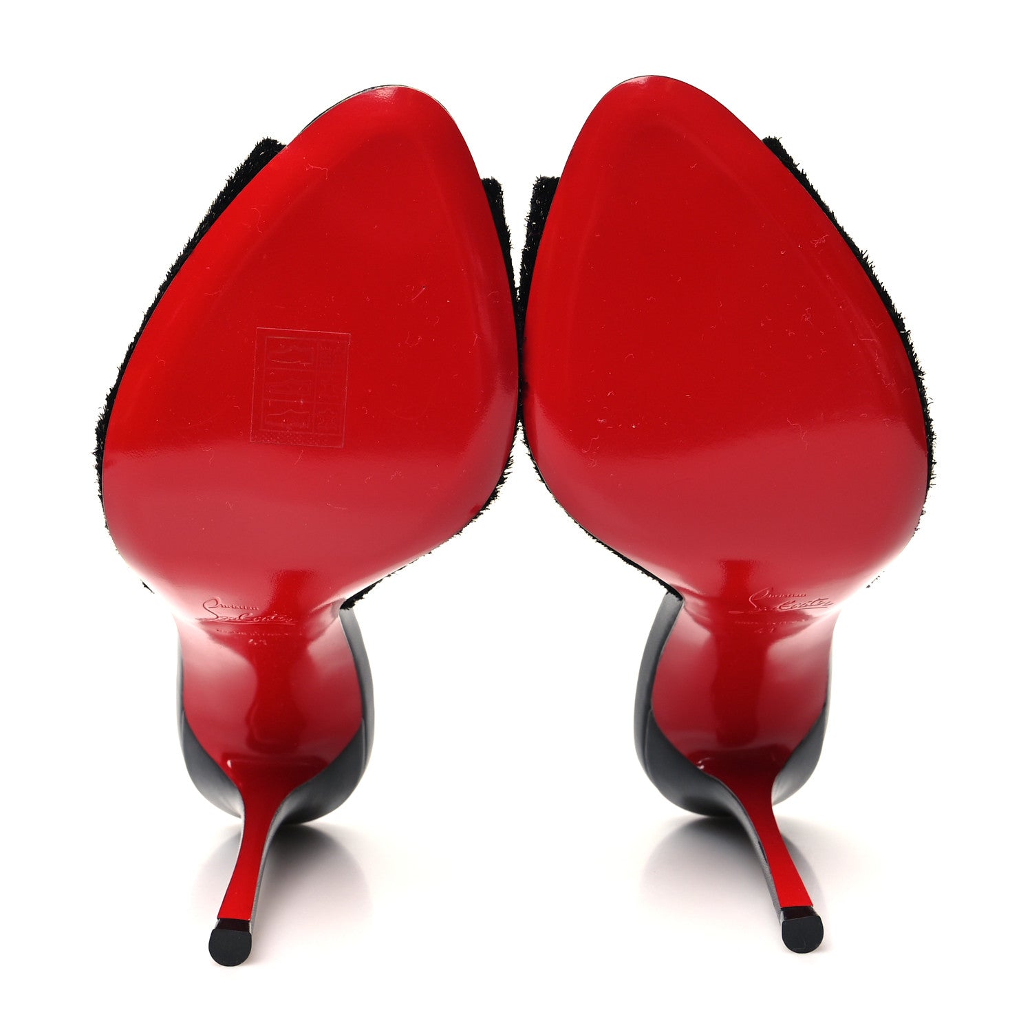 Christian Louboutin Velvet Me Dolly 100 Sandals 41 Black 5 of 7