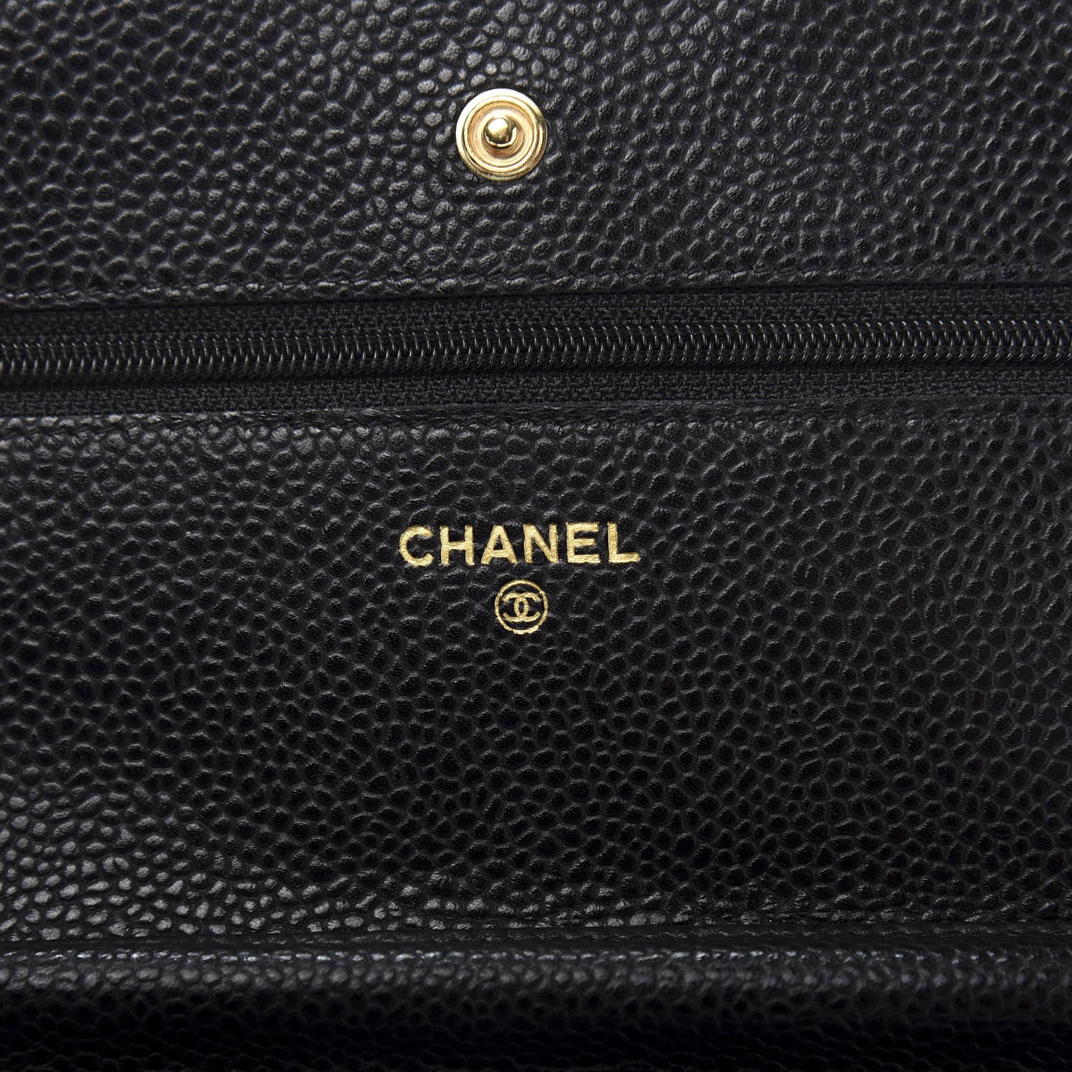 Chanel Caviar Quilted Wallet On Chain WOC Black 6 of 12