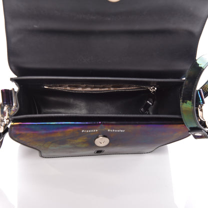 Proenza Schouler Holographic Patent Mini PS11 Classic Shoulder Bag Oil Slick 5 of 14