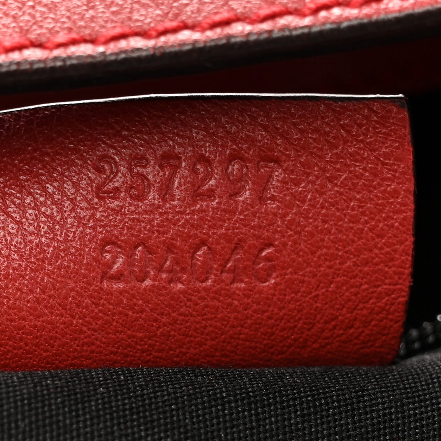 Monogram Half Moon Hobo Red