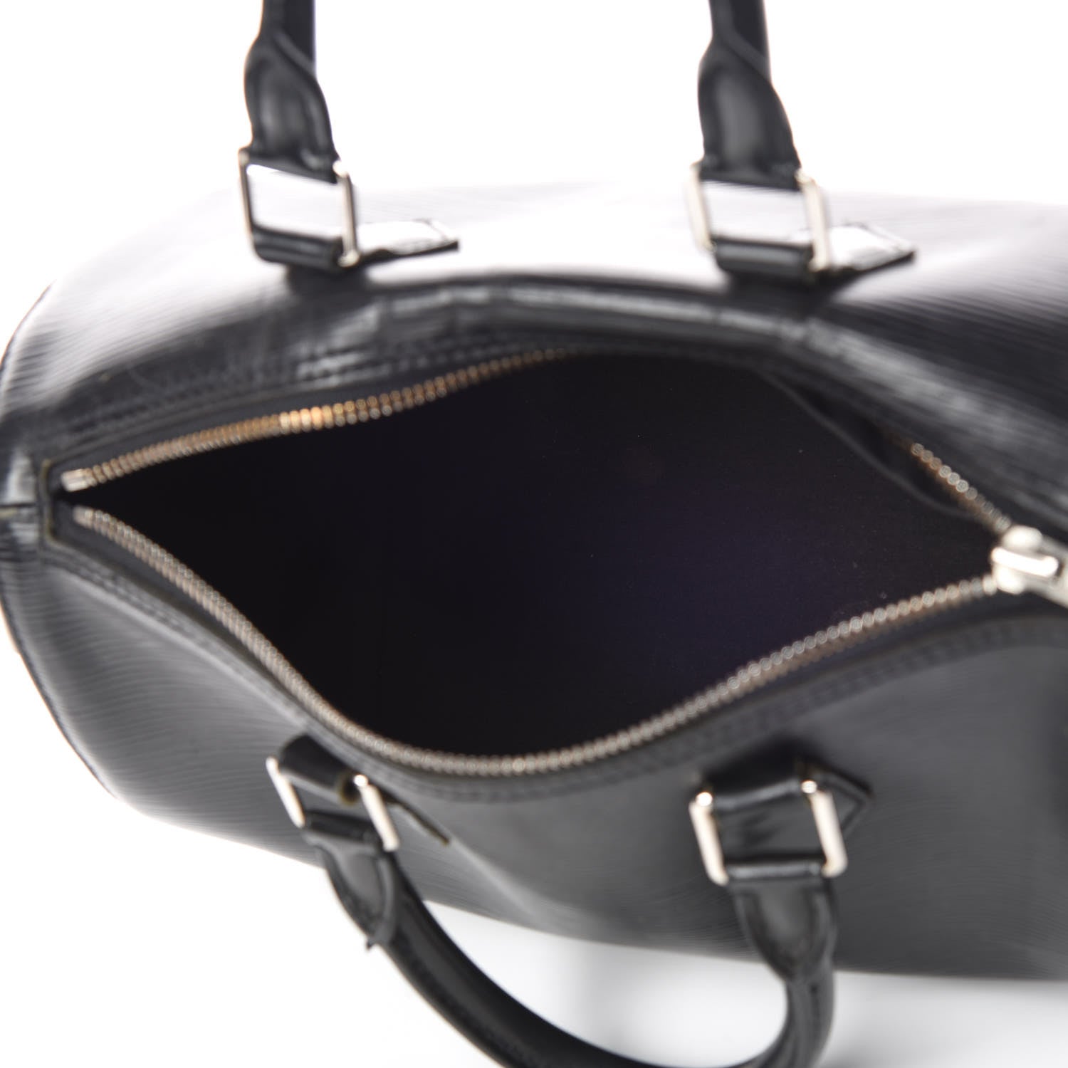 Louis Vuitton Epi Speedy 25 Black 5 of 25