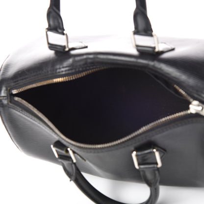 Louis Vuitton Epi Speedy 25 Black 5 of 25