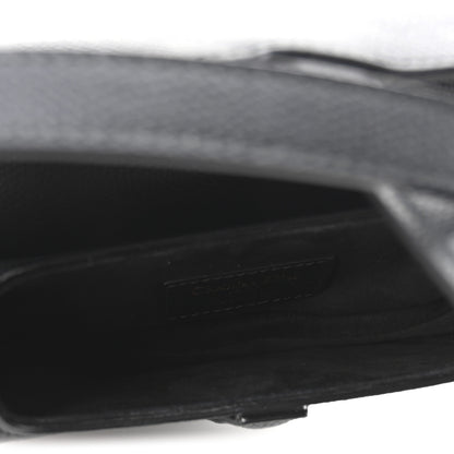 Christian Dior Grained Calfskin Mini Saddle Bag Black 5 of 10