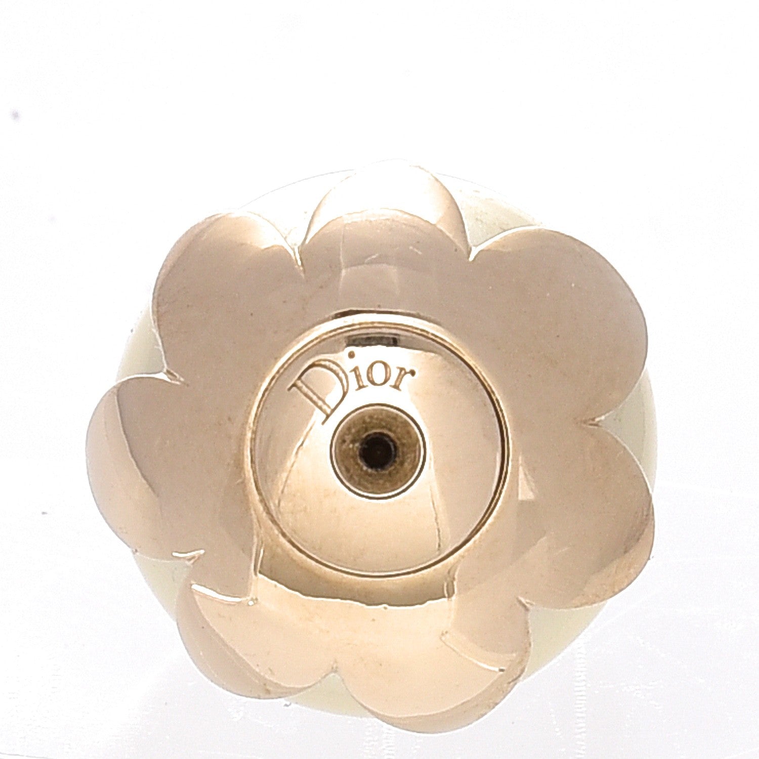 Christian Dior Pearl Mise En Dior Tribal Earrings Gold 3 of 4