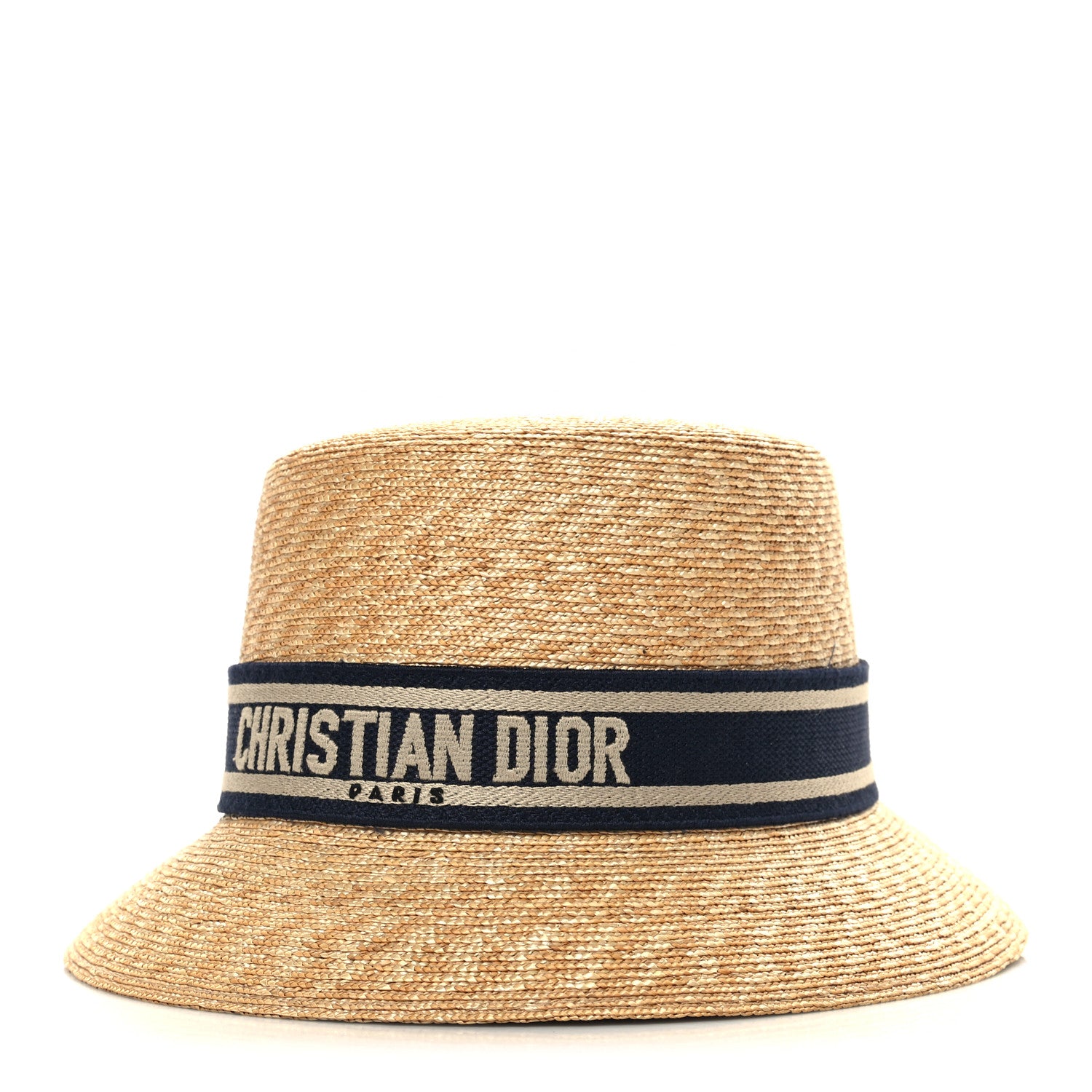 Christian Dior Straw Dioresort Small Brim Hat 57 Natural 1 of 8