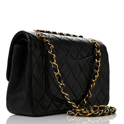 Chanel Lambskin Quilted Small Double Flap Black 3 of 10