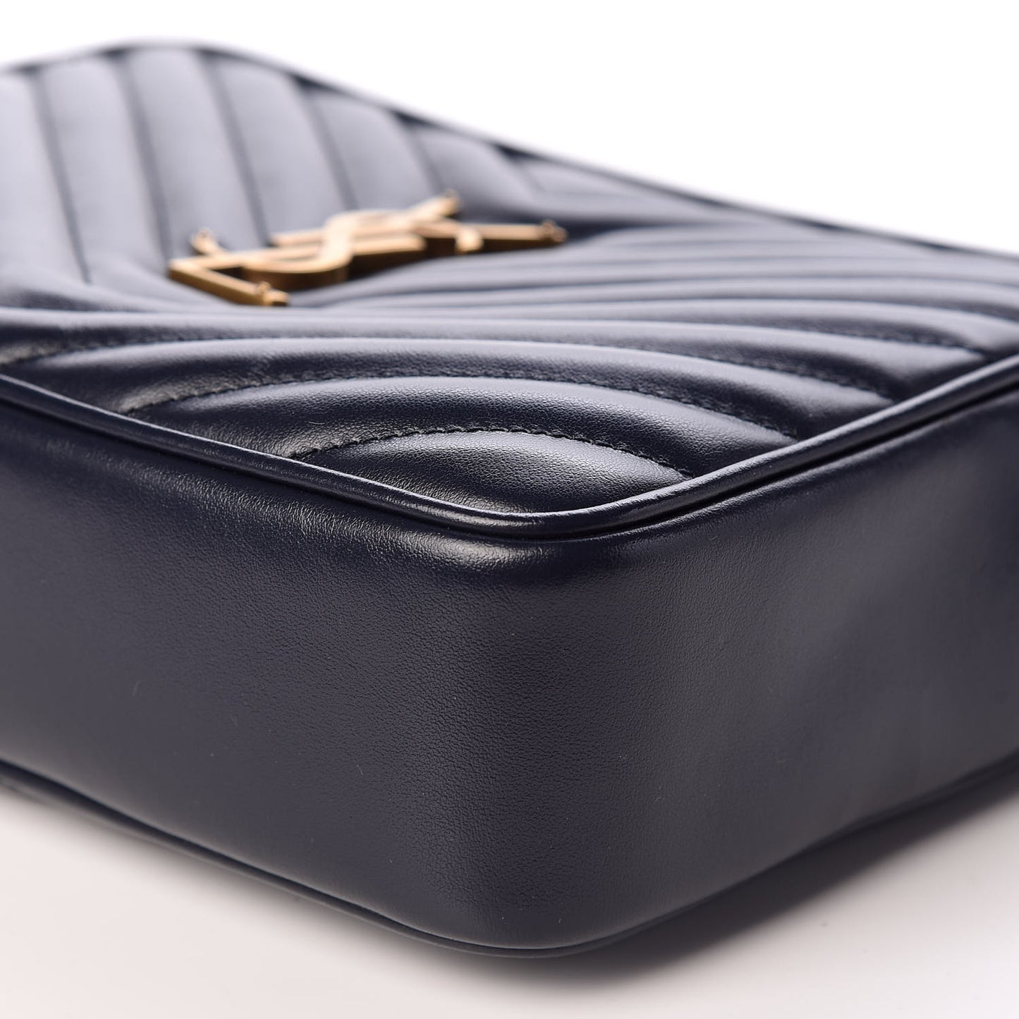 Calfskin Matelasse Lou Camera Bag Navy