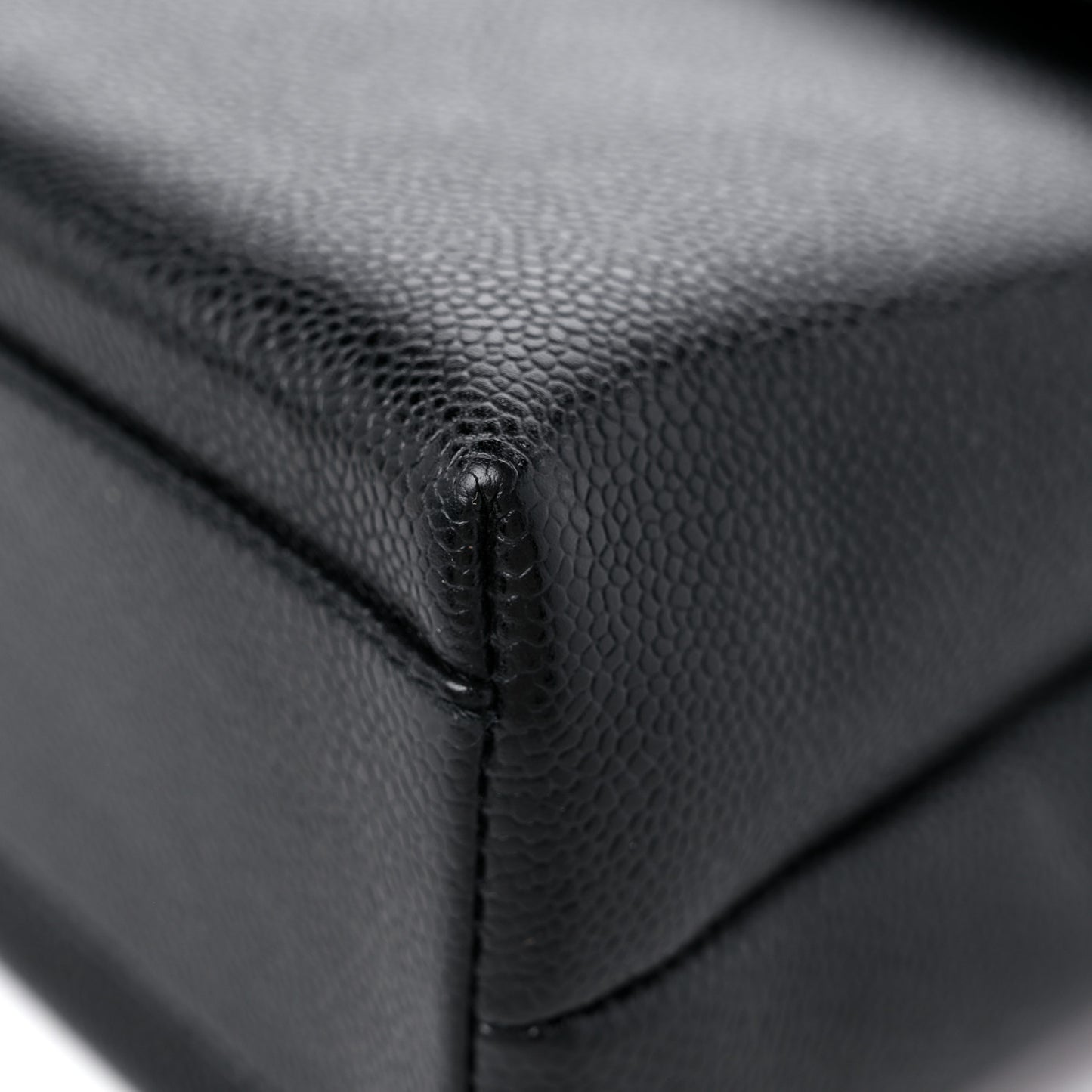 Caviar Jumbo Kelly Flap Black