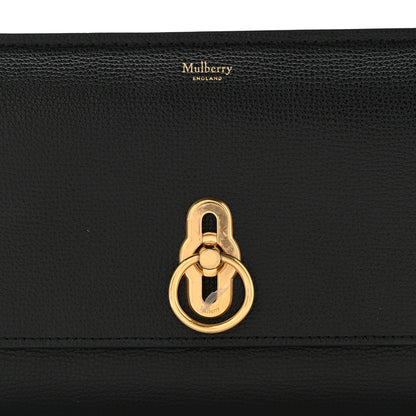 Mulberry Small Classic Grain Amberley Convertible Clutch Black 7 of 11