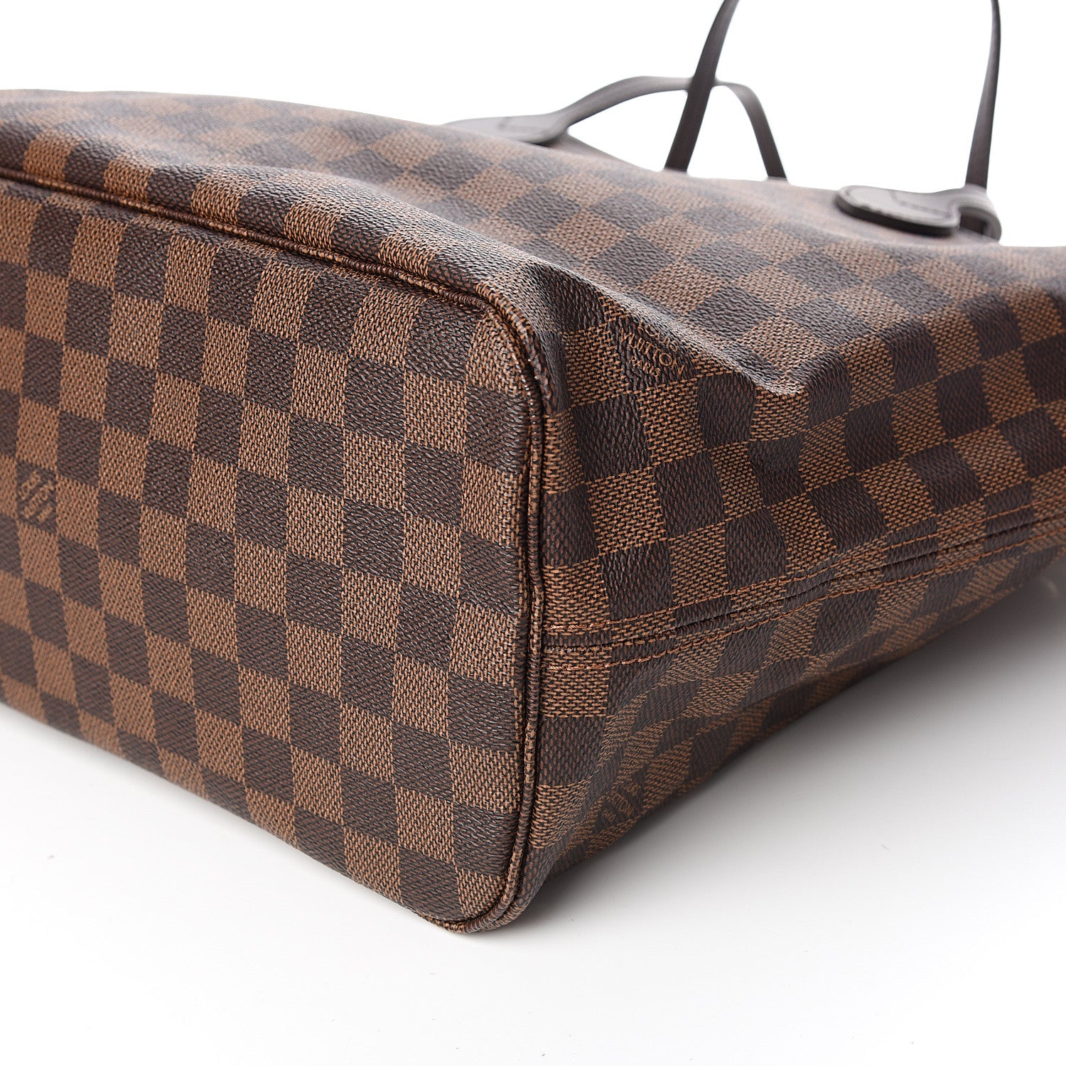 Louis Vuitton Damier Ebene Neo Neverfull MM Rose Ballerine 10 of 12