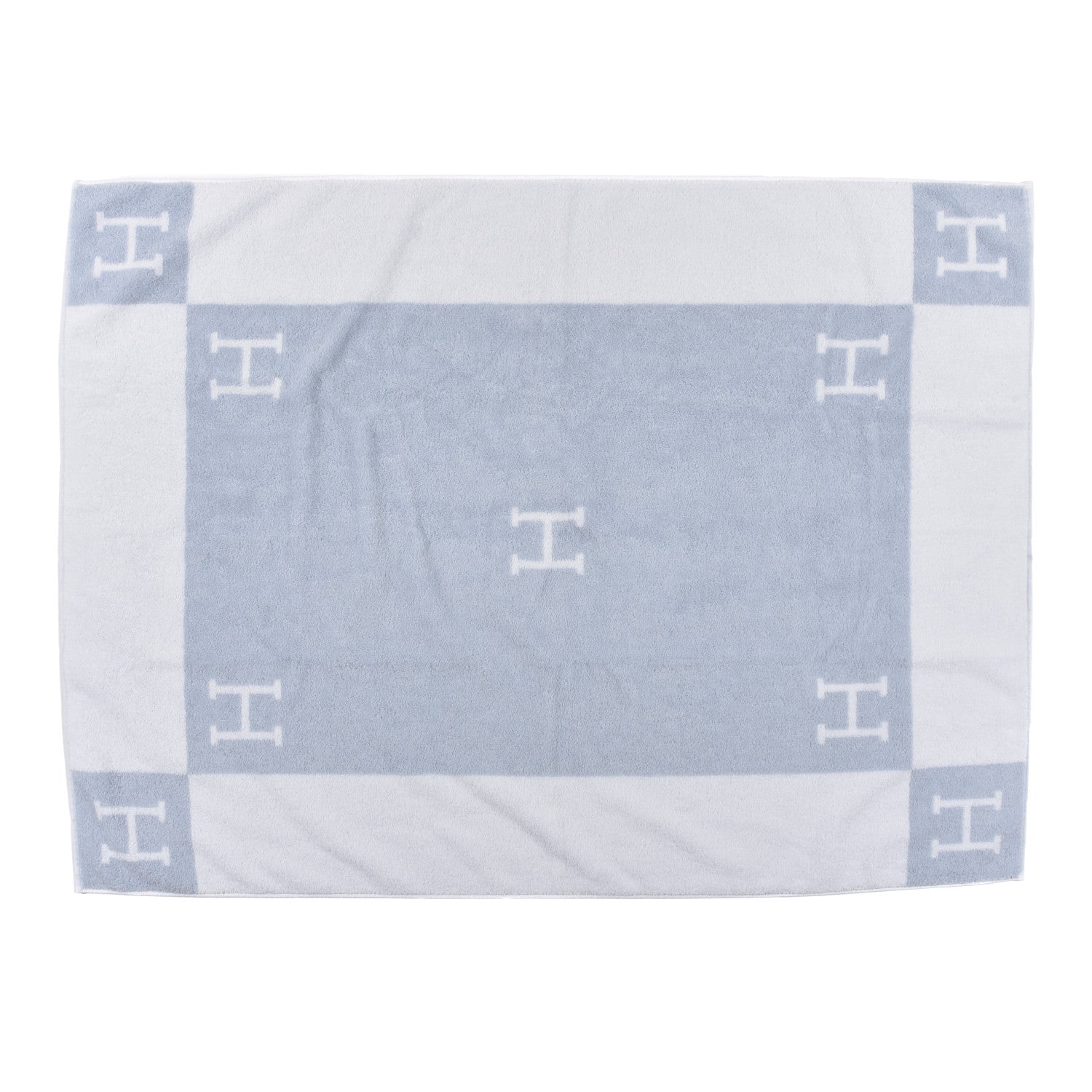 Hermes Cotton Avalon Bath Towel Bleu Glacier 2 of 4