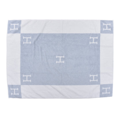 Hermes Cotton Avalon Bath Towel Bleu Glacier 2 of 4