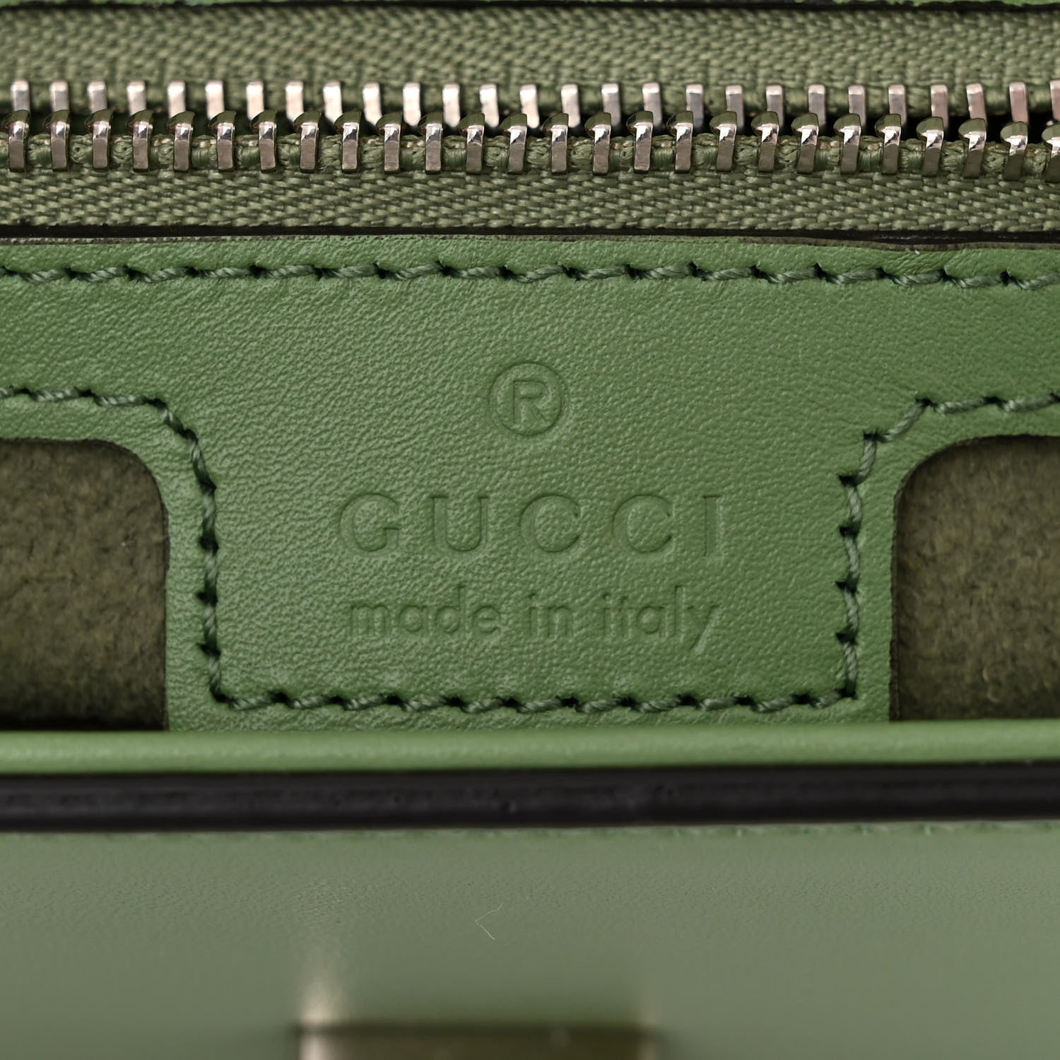 Gucci Calfskin Petite GG Mini Shoulder Bag Light Green 6 of 11