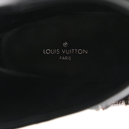 Louis Vuitton Calfskin Monogram Rhapsody Ankle Boots 37.5 Black 7 of 8