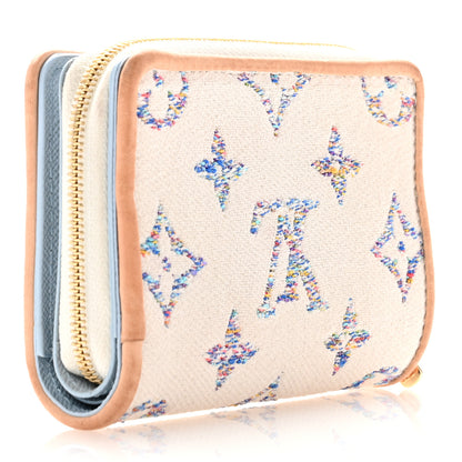 Louis Vuitton Monogram Jacquard Lou Wallet White 3 of 8