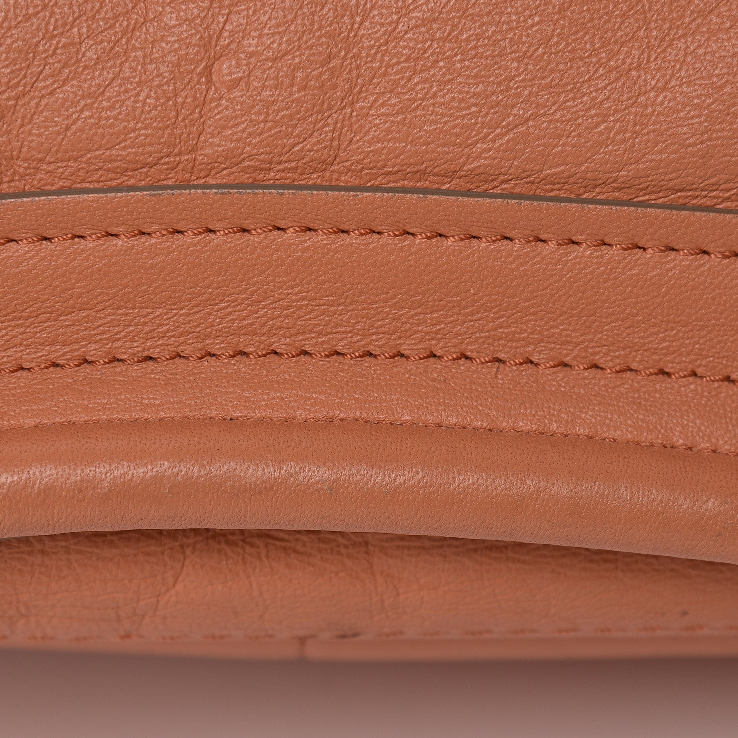 Chloe Calfskin Medium Military Paraty Peach Pink 15 of 20