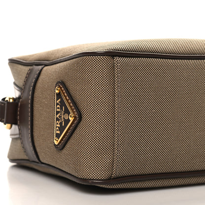 Prada Jacquard Logo Camera Bag Corda Bruciato 8 of 9