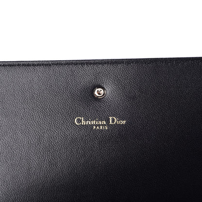 Christian Dior Grained Calfskin Diorama Croisiere Chain Wallet Black 6 of 7