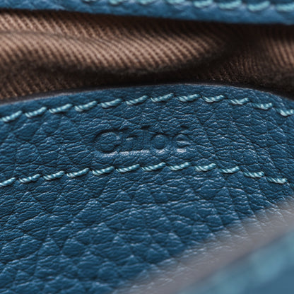 Chloe Calfskin Mini Marcie Round Crossbody Bag Teal 5 of 9