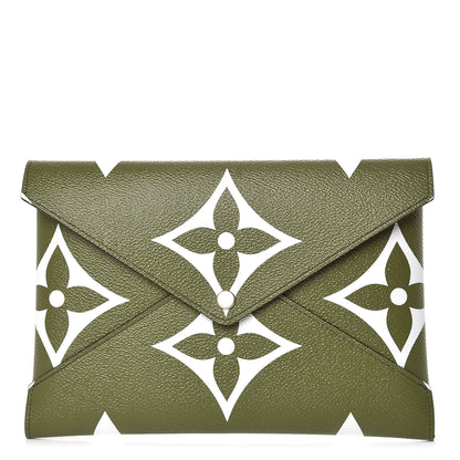 Louis Vuitton Monogram Giant Large Kirigami Pochette Kaki 1 of 6