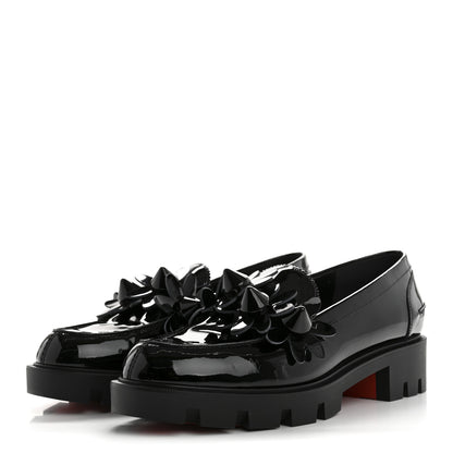 Christian Louboutin Patent Daisy Loafers 40.5 Black 4 of 9