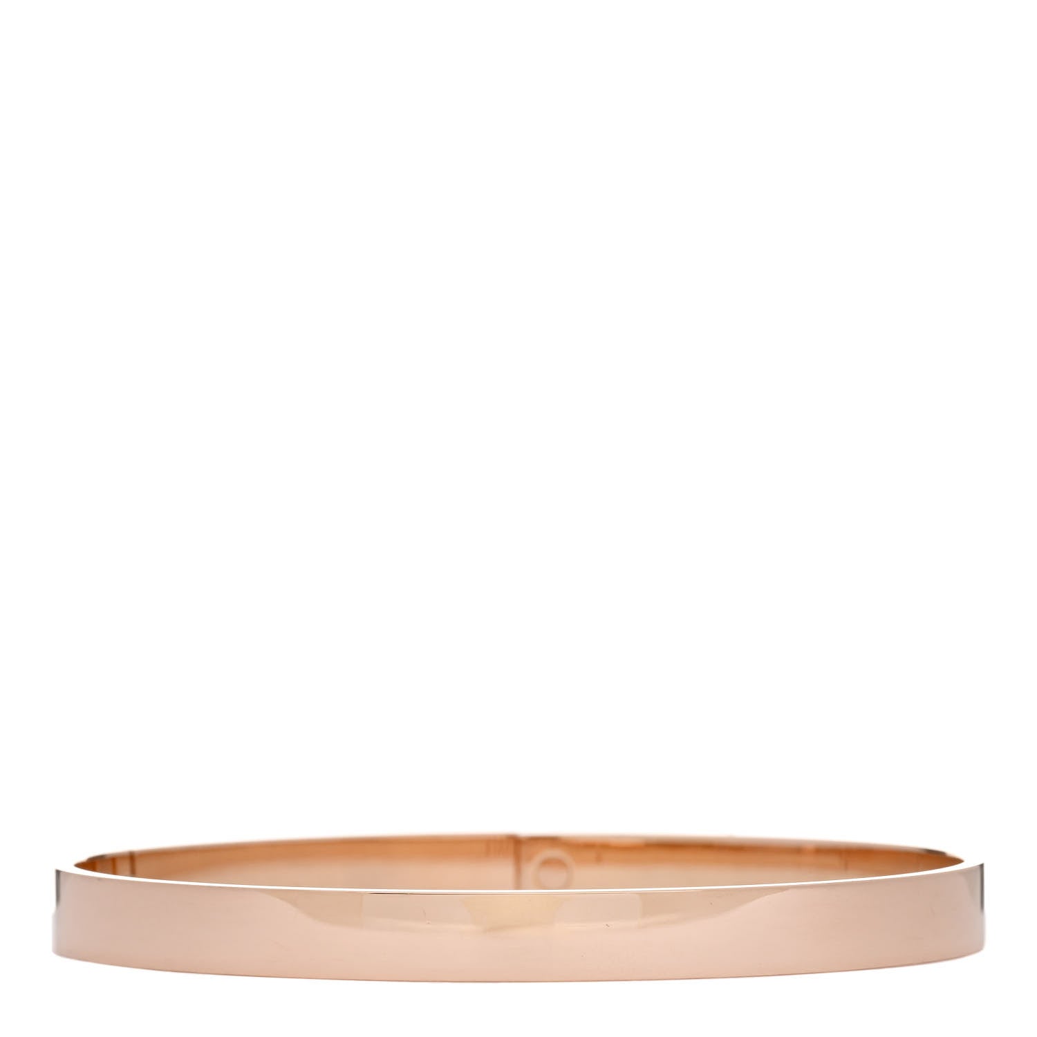 Hermes 18K Rose Gold Diamond PM Kelly Bracelet ST 2 of 3
