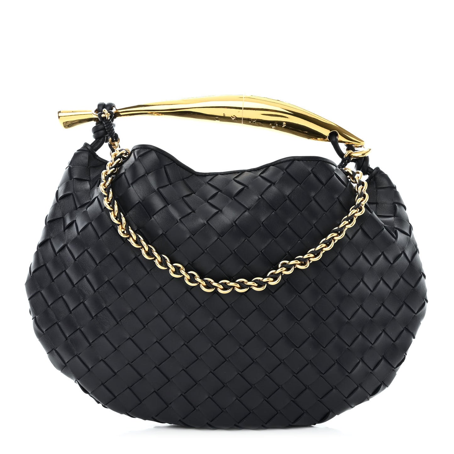 Nappa Intrecciato Sardine With Chain Bag Space