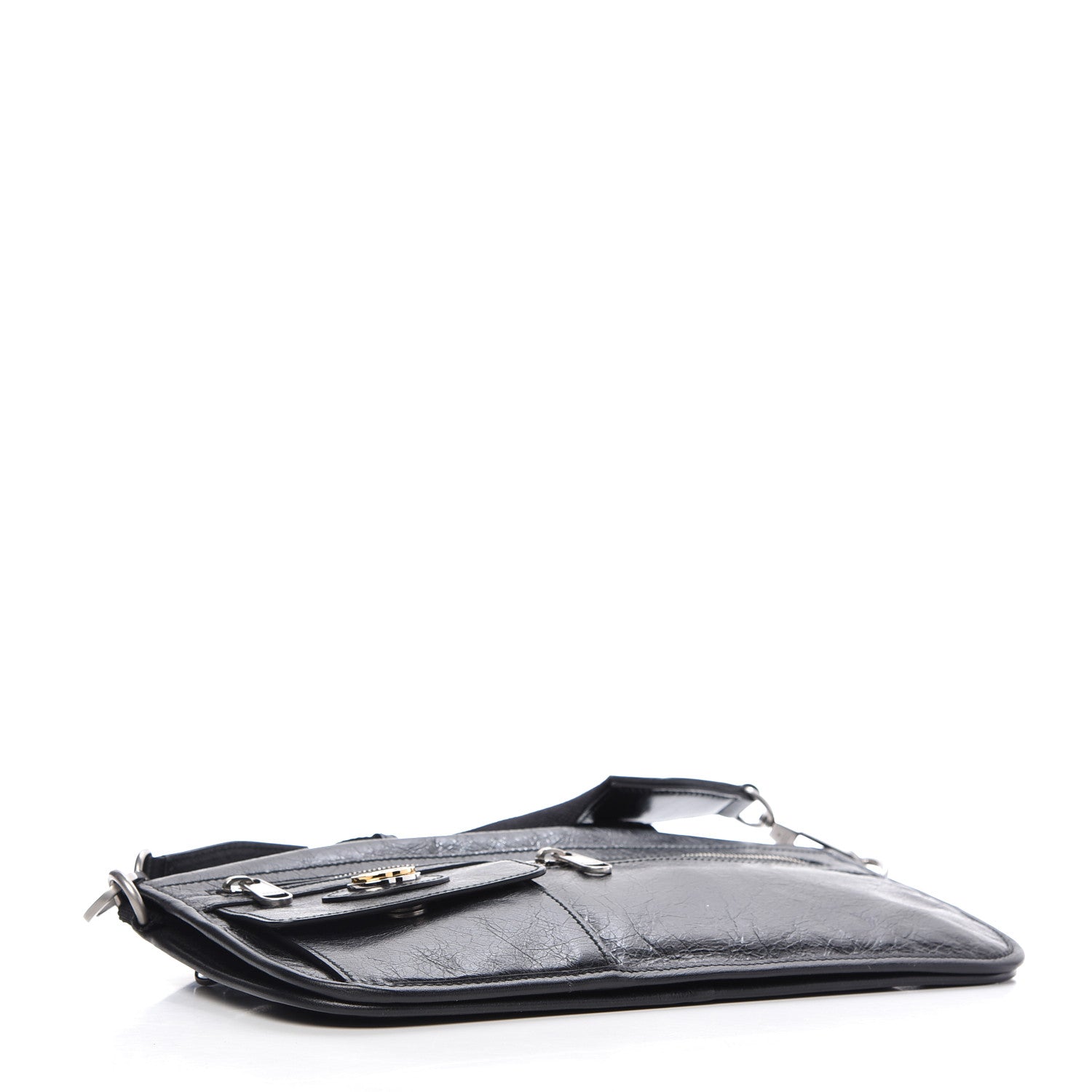 Gucci Fluffy Calfskin Morpheus Messenger Bag Black 4 of 8