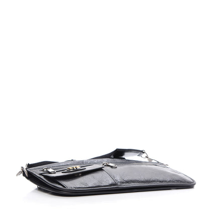 Gucci Fluffy Calfskin Morpheus Messenger Bag Black 4 of 8