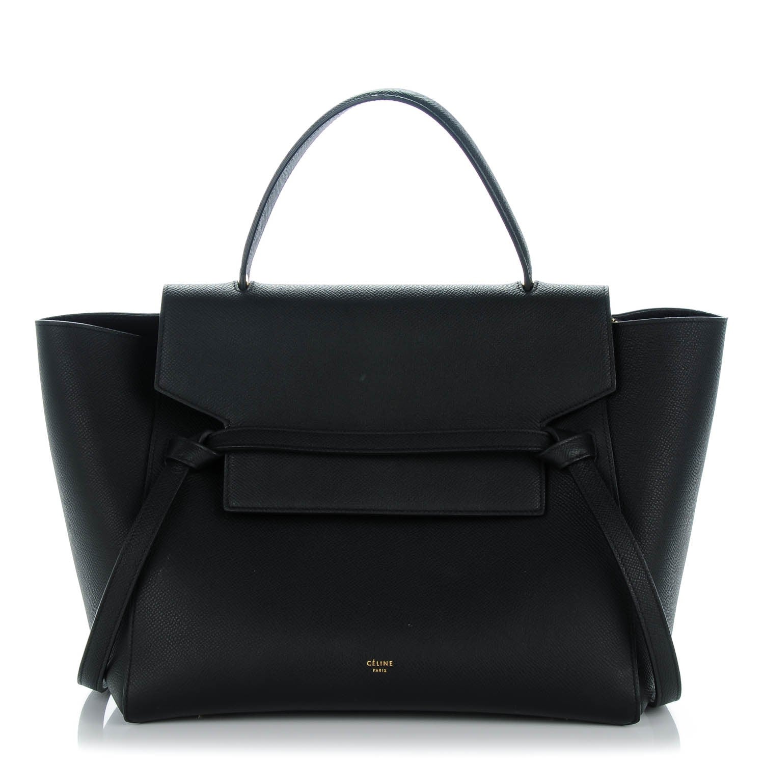 Celine Baby Grained Calfskin Mini Belt Bag Black 1 of 9