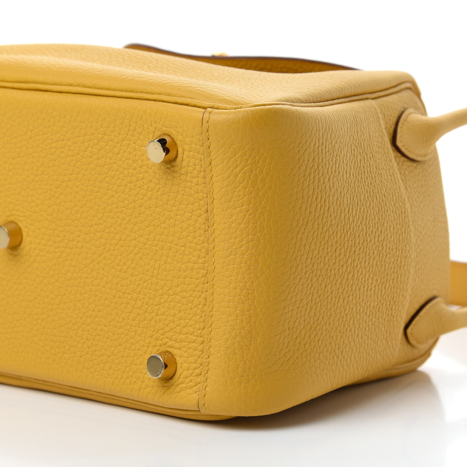 Hermes Taurillon Clemence Lindy 26 Jaune Ambre 7 of 11