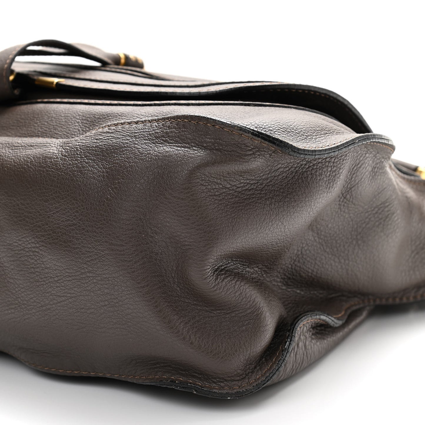 Calfskin Large Marcie Satchel Cashmere Grey