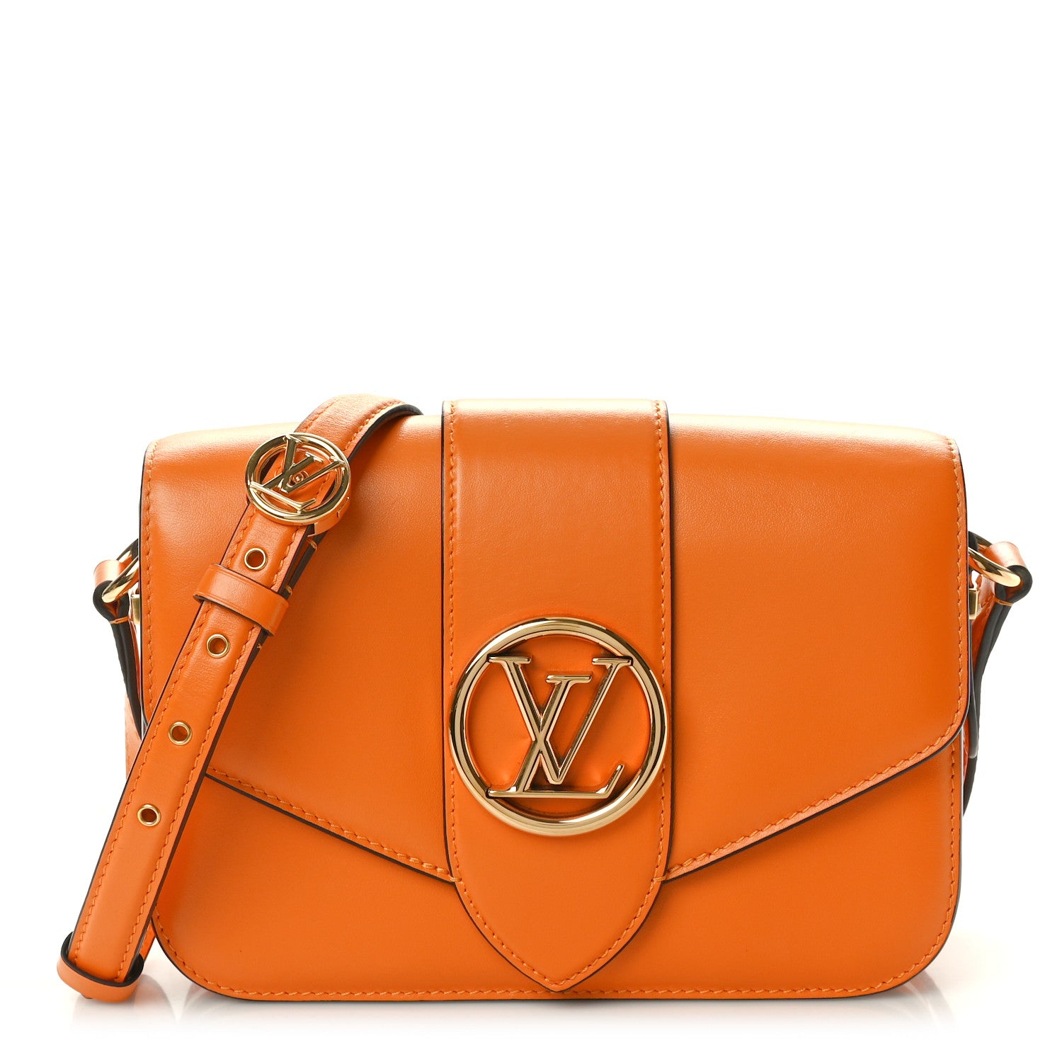 Louis Vuitton Smooth Calfskin LV Pont 9 Summer Gold 1 of 10