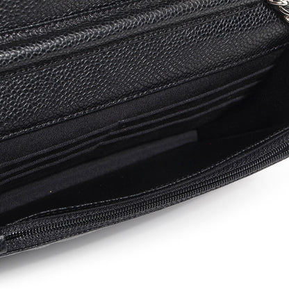 Chanel Caviar Quilted Wallet On Chain WOC Black 5 of 9
