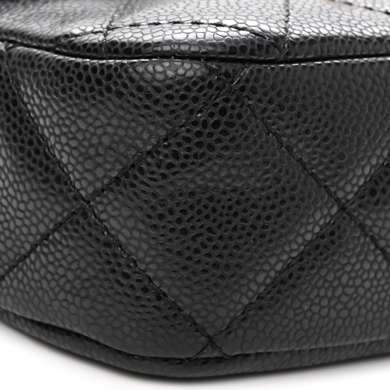 Chanel Caviar Quilted Mini Chain Flap Black 8 of 9