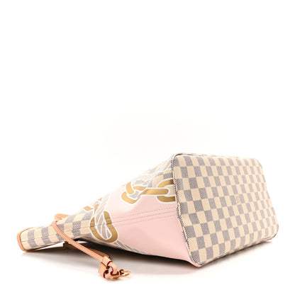 Louis Vuitton Damier Azur Nautical Neverfull MM 4 of 9
